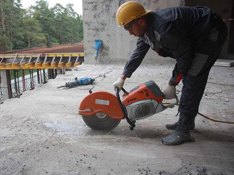 Алмазная резка перекрытий