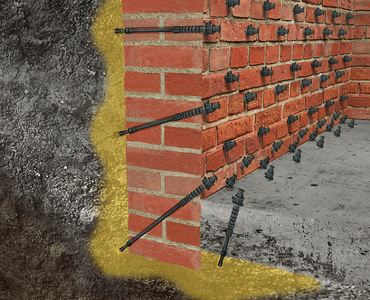 Усиление стен методом инъектирования - 1