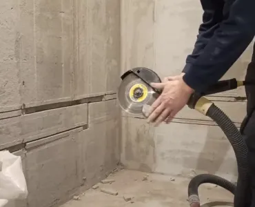 Штробление в монолите - 2