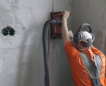 Штробление кирпича - 1