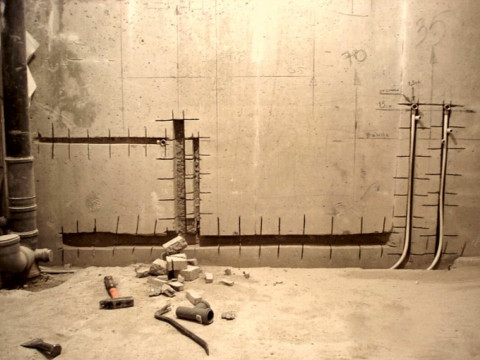 Штробление Стен под трубы