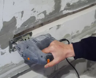 Штробленте газобетона - 1